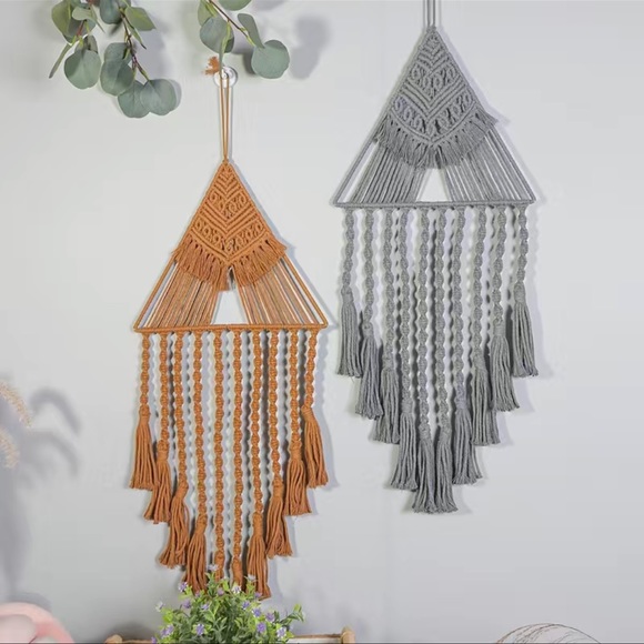 Modern Boho Macramé Fiber Art, Wall Decor Handcrafted & Knotted 2Perfection - Picture 2 of 14